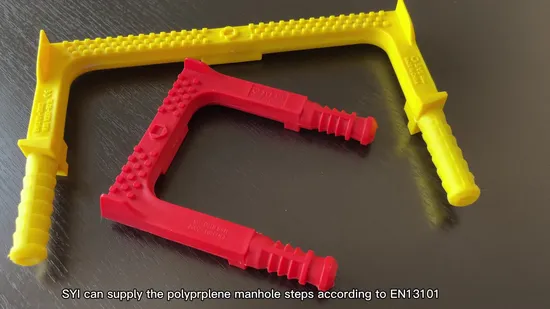 China Supply En13101 Standard Polypropylene Manhole Step for Sewage Well OEM According to Your Drawing