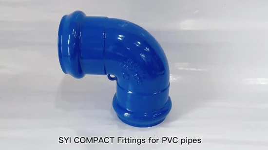 ISO 1083 ISO 2531 En 545 En598 パイプラインプロジェクト用ダクタイル鉄 PVC​​ パイプ継手